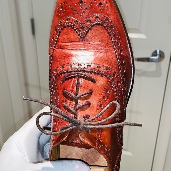 Oliver Francois Ausoni Wingtip Leather Oxfords. - Picture 11 of 14